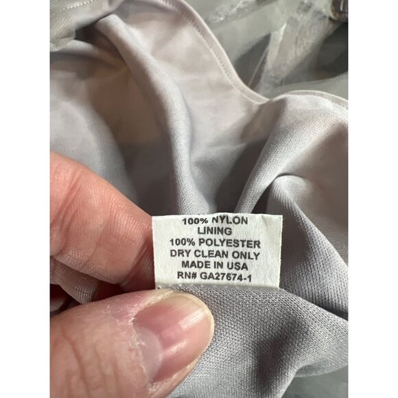 Anthropology Eva Franco Zander Dress Platinum Wave Classic Coquette twee fairy - Picture 7 of 12